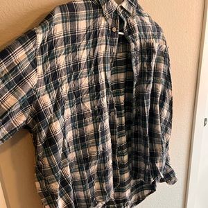 XL Authentic Cabelas Button Up Plaid Flannel Jacket
